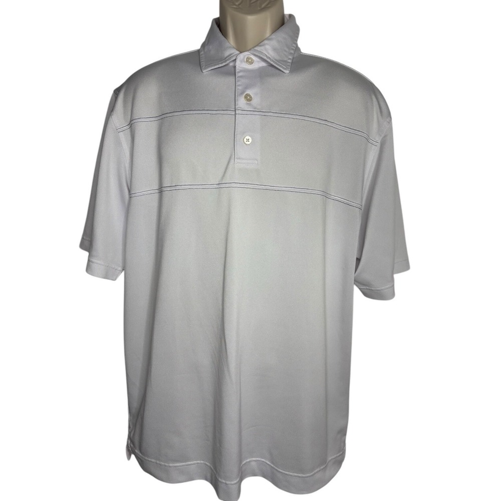 Footjoy FJ Men's Large L Embroidered "Kishwaukee Country Club" Logo Polo Shirt